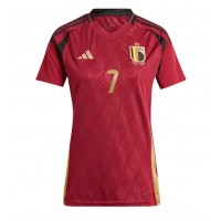 Maglia Calcio Belgio Kevin De Bruyne #7 Prima Divisa Donna Europei 2024 Manica Corta